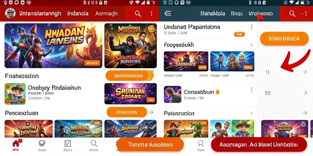 Tangkapan layar dari level yang menegangkan dengan musuh kuat.
