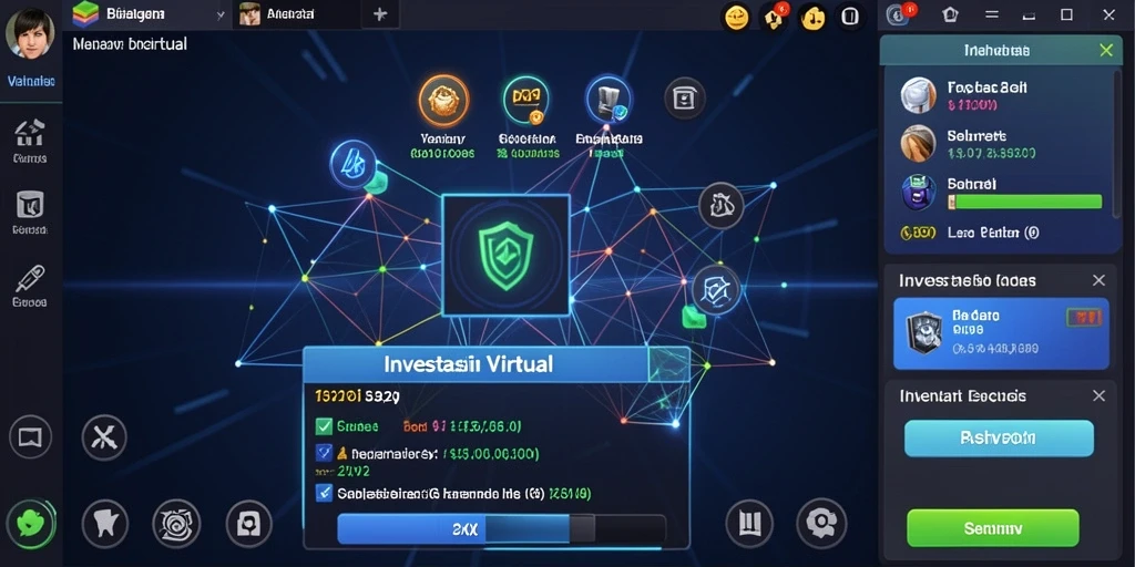 Tampilan gameplay yang menarik dan berwarna.