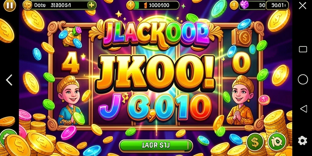 Tampilan awal game EXOTOTO yang menarik.
