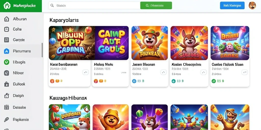 Gambaran antarmuka pengguna yang menarik dan intuitif.