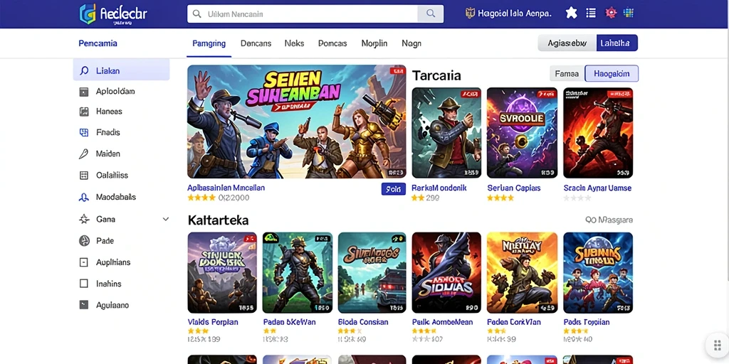 Screenshot menunjukkan tampilan grafis yang menakjubkan.